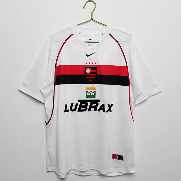 AAA Quality Flamengo 2002 Away White Soccer Jersey